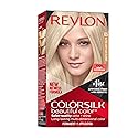 Revlon Colorsilk Beautiful Color Permanent Hair Color, Long-Lasting High-Definition Color, Shine & Silky Softness with 100% Gray Coverage, Ammonia