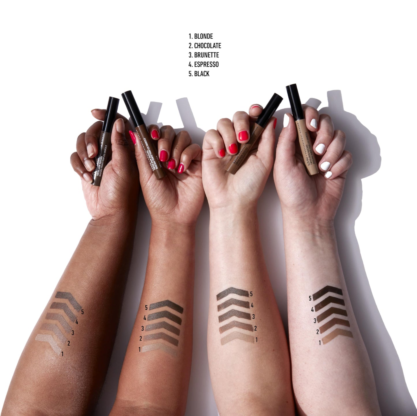 NYX PROFESSIONAL MAKEUP Tinted Eyebrow Mascara, Espresso