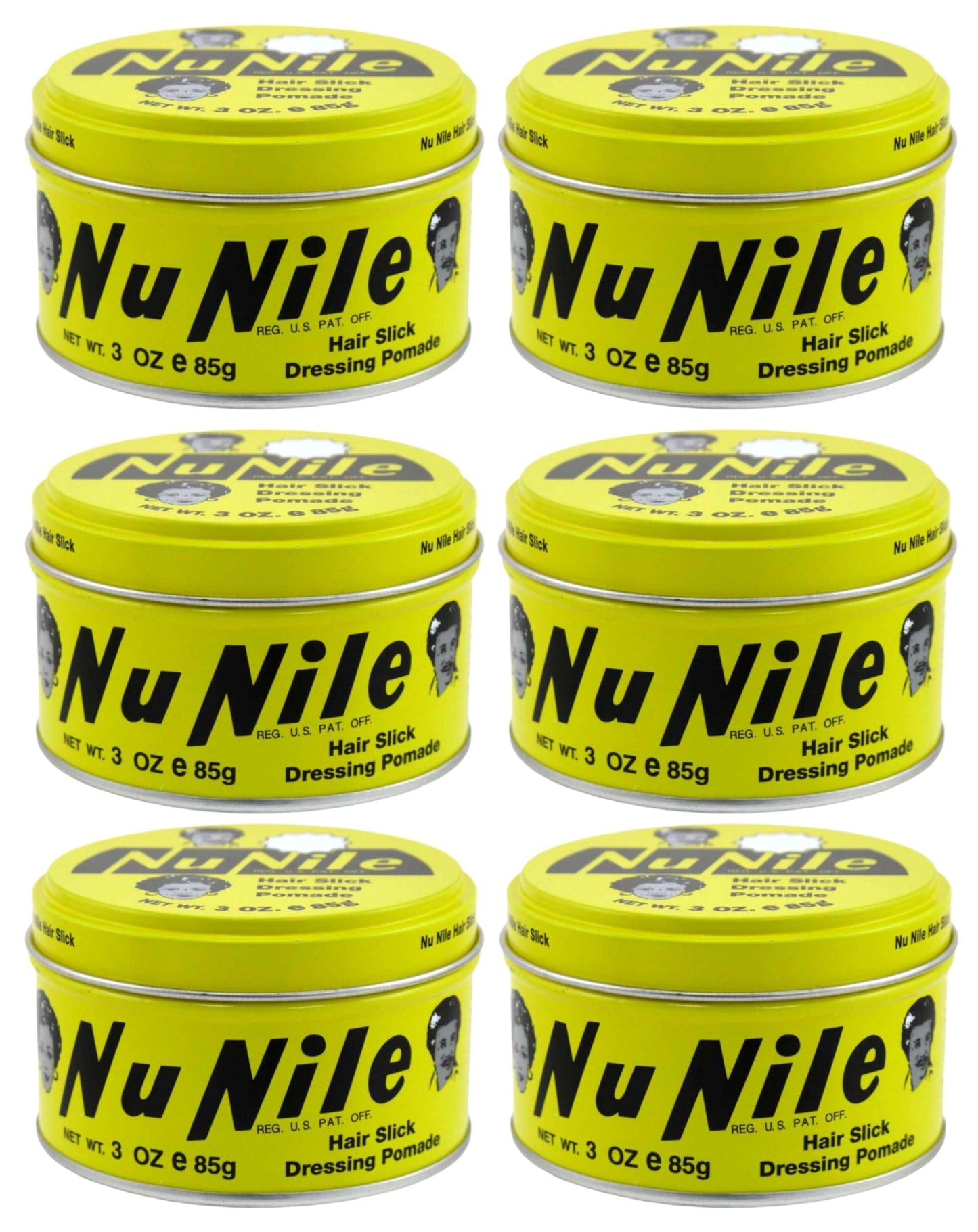 Murrays Nu Nile Hair Slick Dressing Pomade 3 oz. Jar (Case of 6)