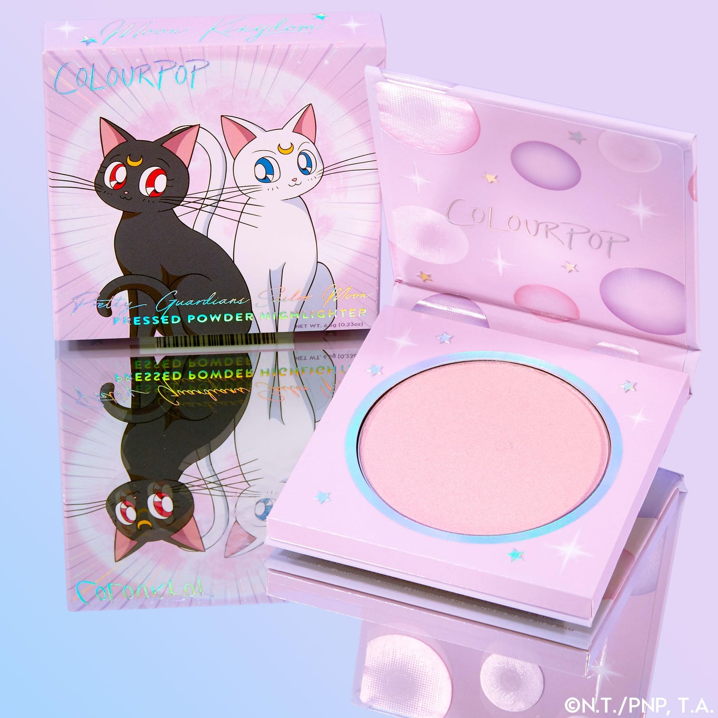 ColourPop x Sailor Guardians Pressed Powder Highlighter - Highlighter Makeup with a Silky, Buildable & Blendable Glow - Long-Lasting, Superfine