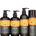 Argan Deluxe Wash and Go Bundle-Shampoo, Conditioner, Curl Cream and Styling Gel