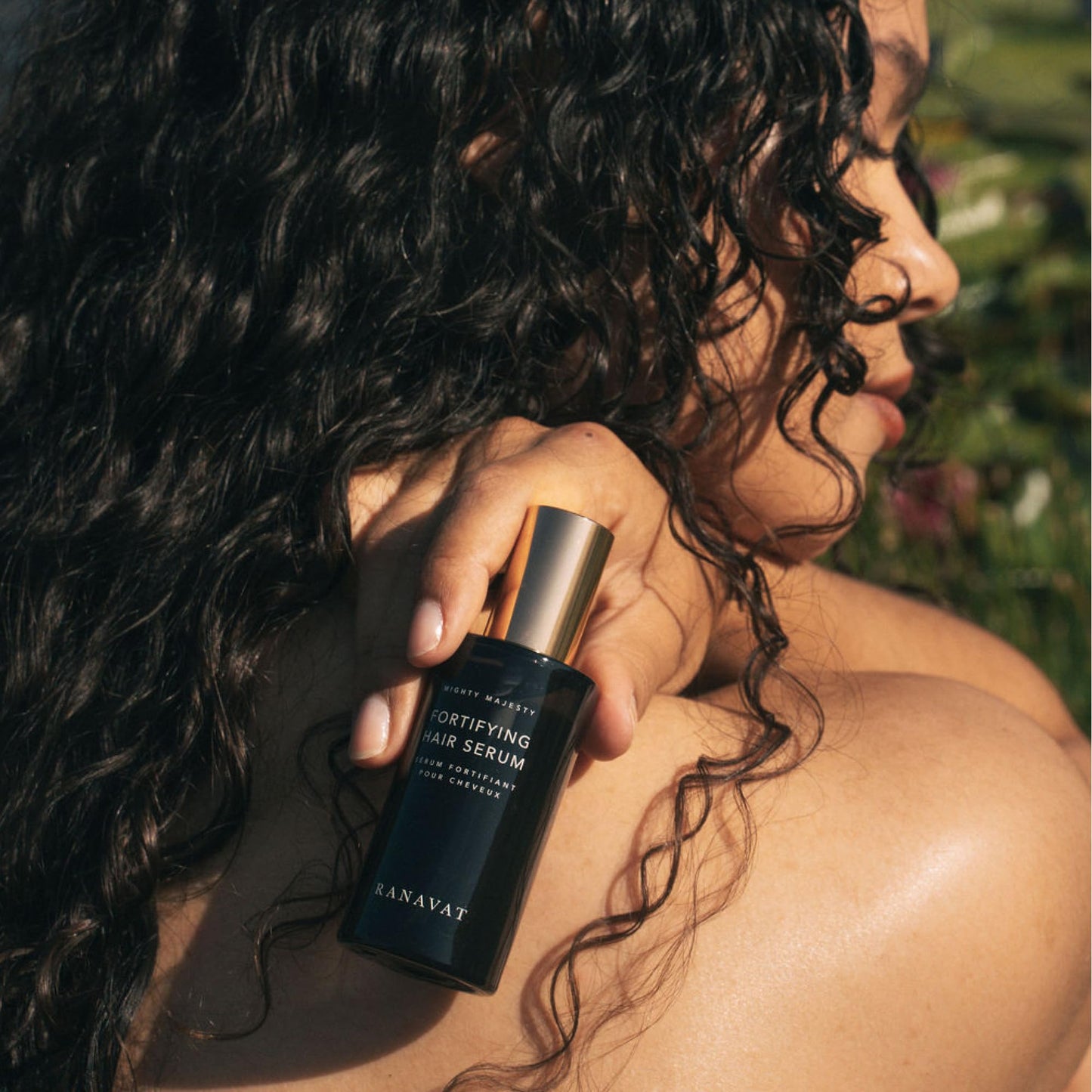 RANAVAT BOTANICS RANAVAT Mighty Majesty - Fortifying Hair Serum - Hair Oil Serum for Scalp Hydration, Frizz Control, & Hair Shine - With Jasmine