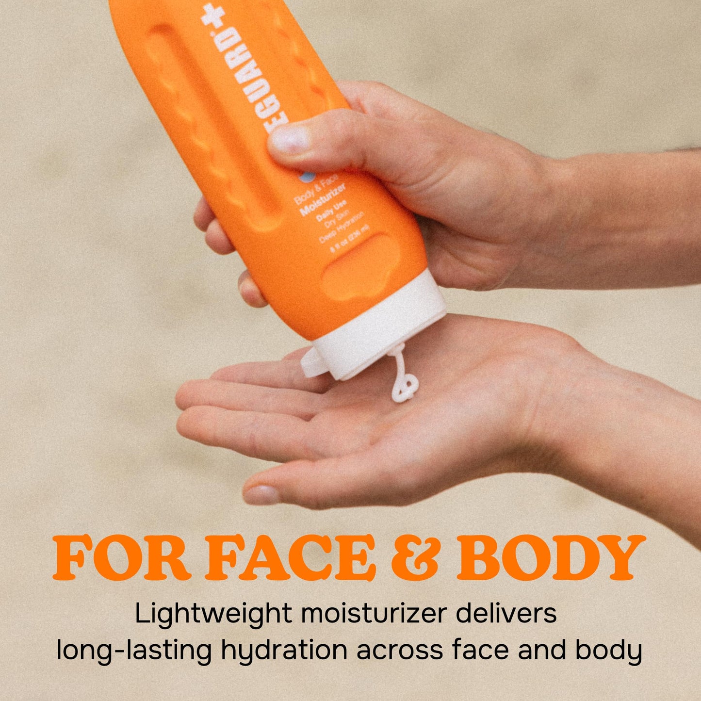 LIFEGUARD Daily Body & Face Moisturizer - Deep Hydrating and Moisturizing for Face and Body, Daily use, Suitable for All Skin Type, Sensitive Skin