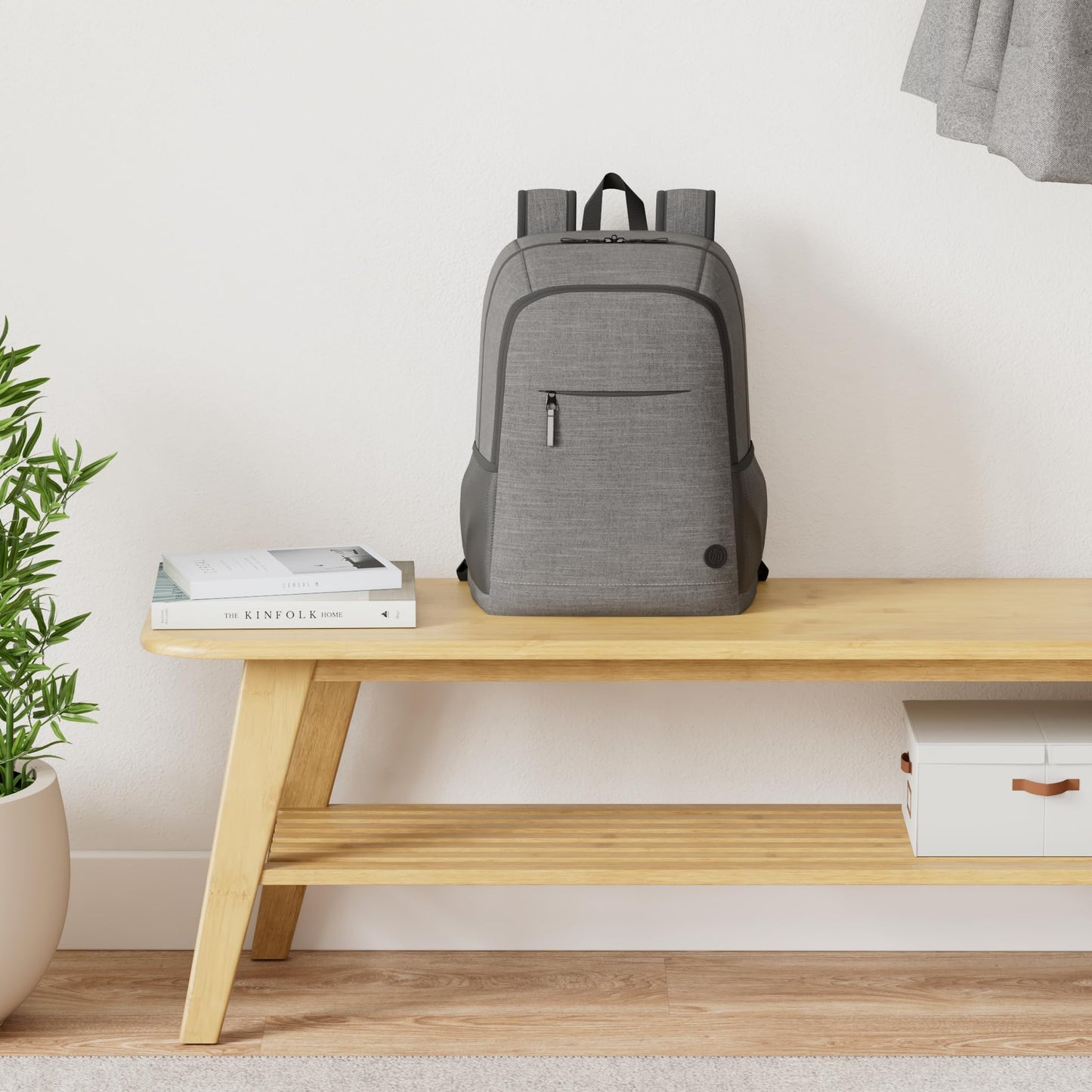 HP Prelude Pro Backpack - Fits 15.6" Laptops - Durable Fabric w/Water-resistant Coating - Padded Compartment, Zipper & Slip Compartments - Adjustable Padded Shoulder Straps (#4Z513AA)