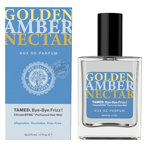 Tweak'd by Nature TAMED Bye-Bye Frizz Hair Mist, Golden Amber Nectar, Anti-Frizz, Moisturizing, Volumizing, Warm Gourmand Fragrance, 1.7 fl. oz.