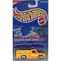 Hot Wheels 1995 408 ORANGE RESCUE RANGER SPLATTER PAINT SERIES 1 of 4 1:64 Scale Die-cast Collectible Car