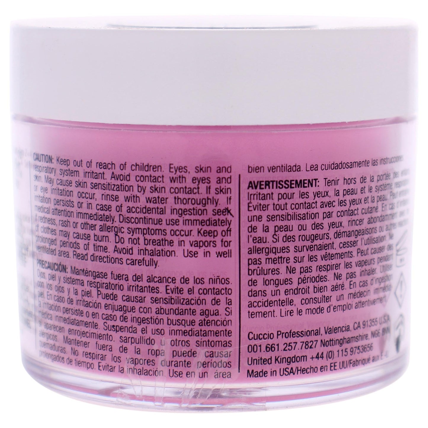 Cuccio Colour Powder Nail Polish - Lacquer For Manicures And Pedicures - Highly Pigmented Powder That Is Finely Milled - Durable Finish, Flawless Rich