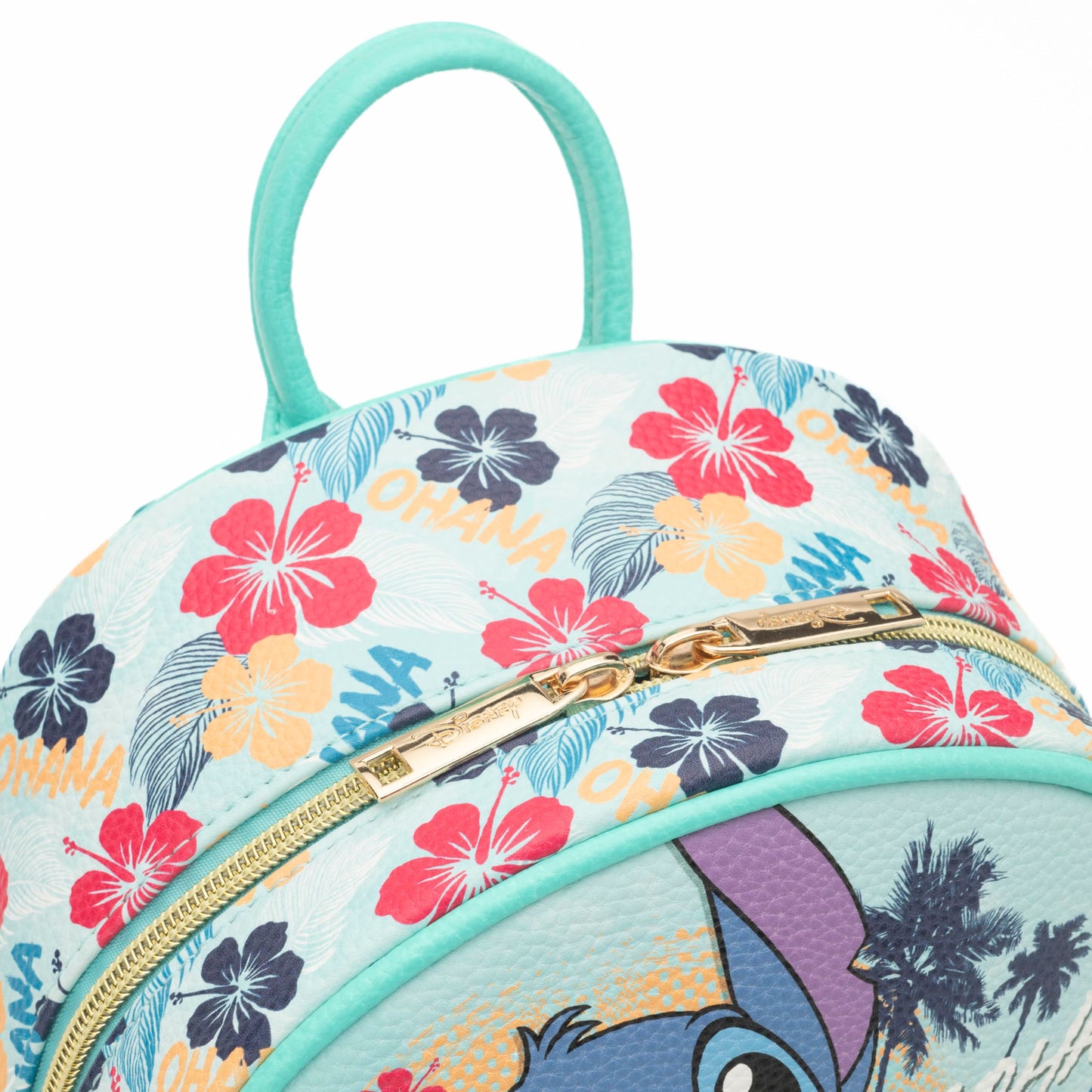Wondapop - Stitch 11"" Vegan Leather Fashion Mini Backpack, Blue