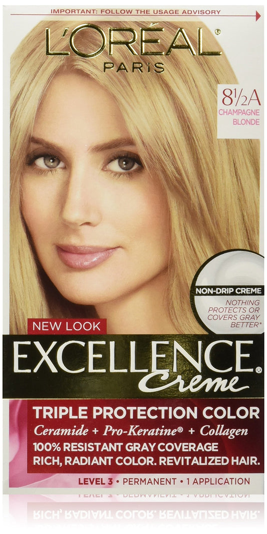 L'Oreal Paris Excellence Creme Hair Color, 8.5A Champagne Blonde Beauty & Personal Care L'Oreal Paris