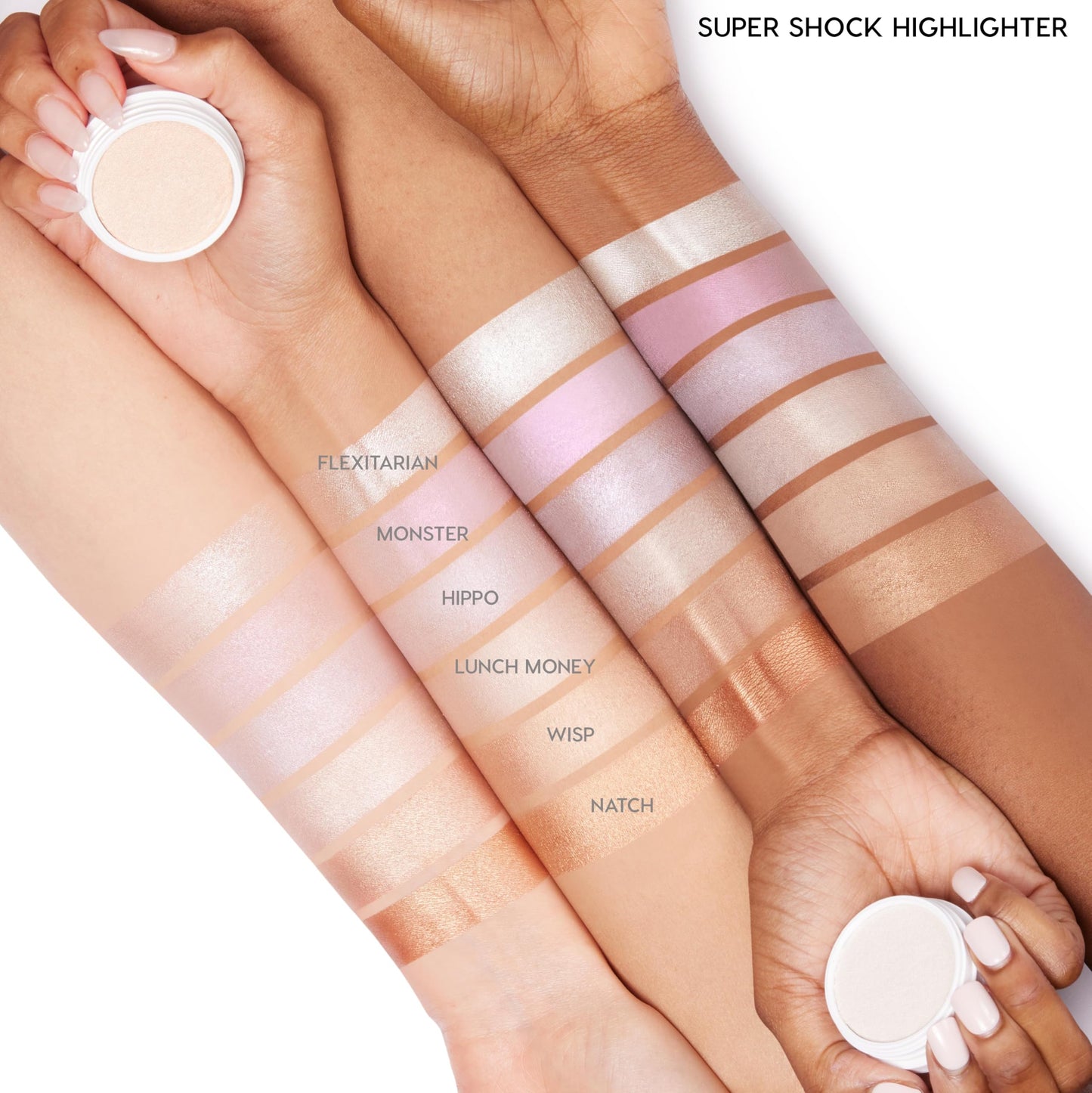 ColourPop Super Shock Highlighter Makeup - High-Pigment, Crème-Powder Face Makeup - Buildable & Blendable Formula with a Unique Bouncy Texture