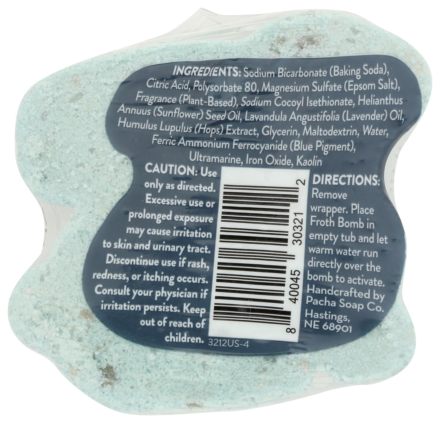 Pacha Soap Bunny Froth Bomb, 4.5 OZ Beauty and Personal Care Pacha Soap Co