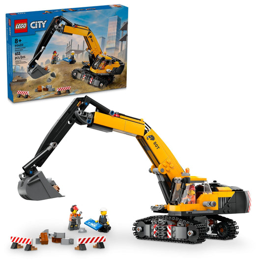 LEGO City Construction Excavator Toy - Building Toys for Boys & Girls, Ages 8+ - Functional Kids Construction Truck W/Minifigures - Gifts for…