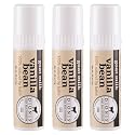 Dionis Goat Milk Jumbo Lip Balm - Moisturizing for Dry, Chapped, Lips, Conditioning with Beeswax, Shea Butter, Coconut Oil - Vanilla Bean 0.28oz (Pack
