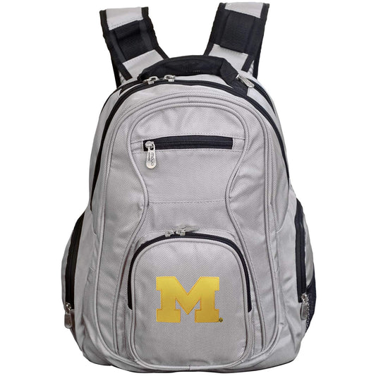 Denco University of Michigan Laptop Backpack- Fits Most 17 Inch Laptops and Tablets - Ideal for Work, Travel, School, College, and Commuting
