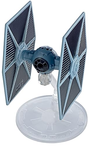 Hot Wheels Star Wars Rogue One Starship Vehicle, TIE Fighter, Blue