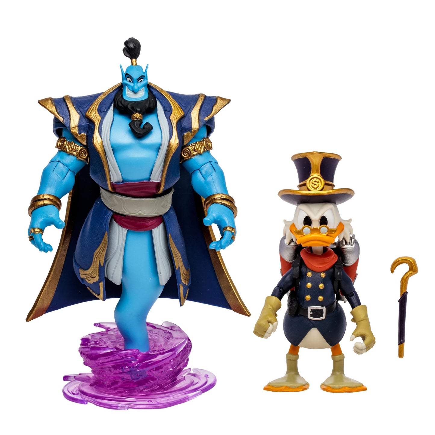 McFarlane Toys - Disney Mirrorverse Genie 5in Scrooge McDuck 5in and Goofy 7in, Action Figure 3pk, Gold Label, Amazon Exclusive