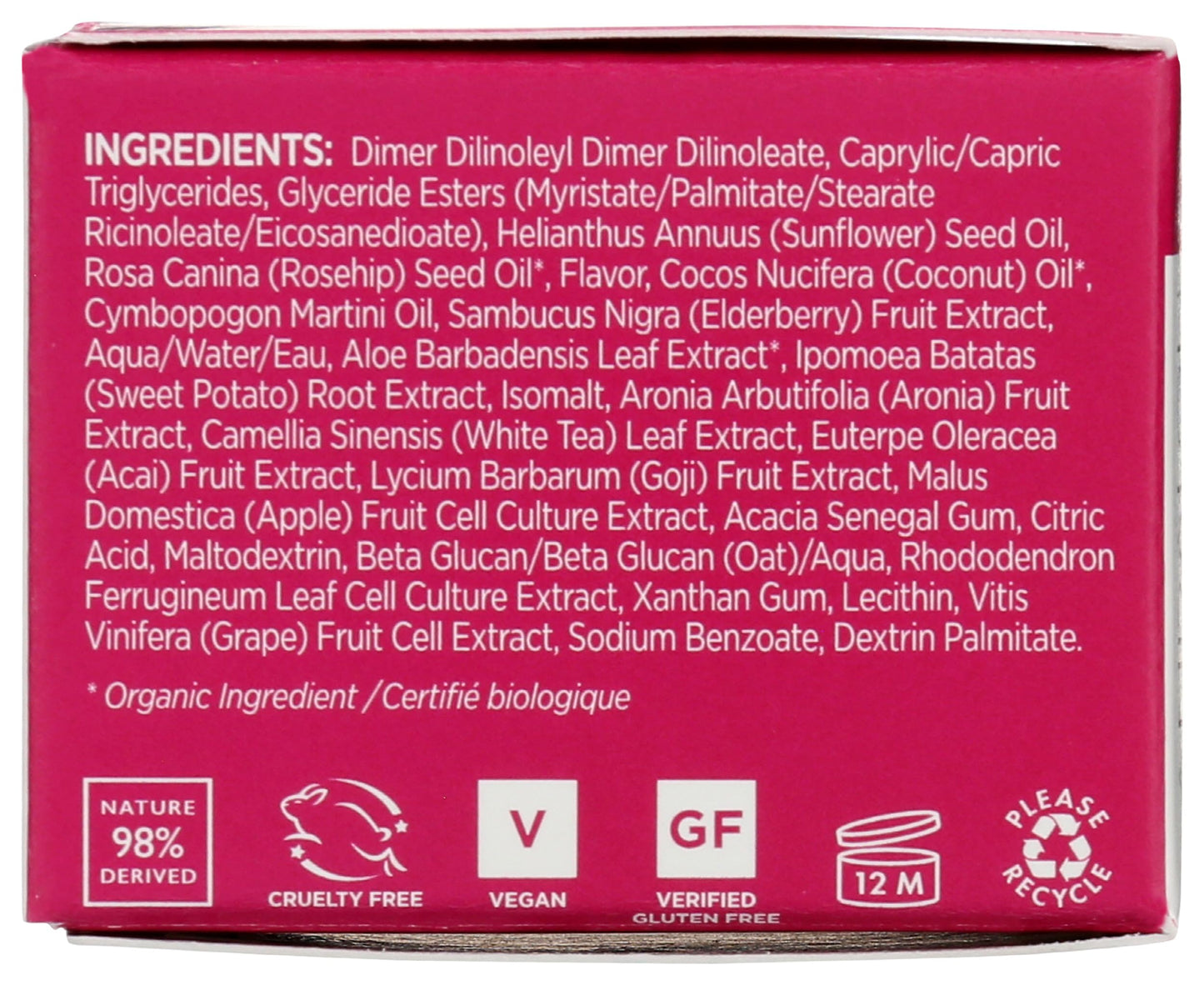 Andalou Naturals Mask 1000 ROSES, Overnight Sleeping Mask for Dry, Chapped Lips, Plumping, Hydrating & Soothing Balm with Alpine Rose Stem Cells