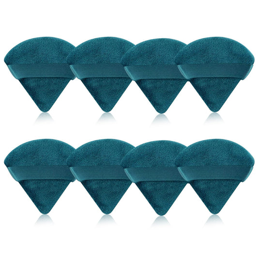 8 Pieces Triangle Powder Puff Face Soft Triangle Makeup Puff Velour Cosmetic Foundation Blender Sponge Beauty Makeup Tools Beauty & Personal Care MMQ