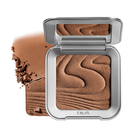 r.e.m. beauty by ariana grande | Hypernova Satin Matte Bronzer - Blazed | Silky Pressed Bronzing Powder for Natural-Looking Warmth, Breathable