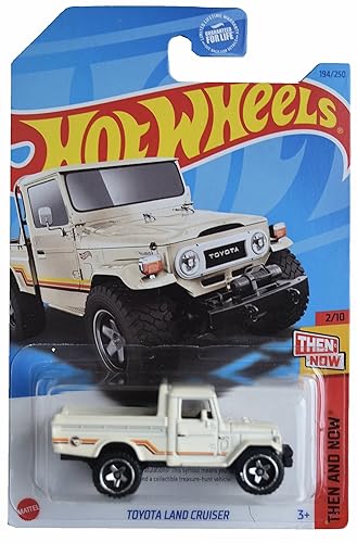Hot Wheels Toyota Land Cruiser, Then and Now 2/10 [cream] 194/250 Regular Treasure Hunt