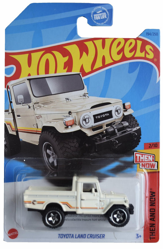 Hot Wheels Toyota Land Cruiser, Then and Now 2/10 [cream] 194/250 Regular Treasure Hunt
