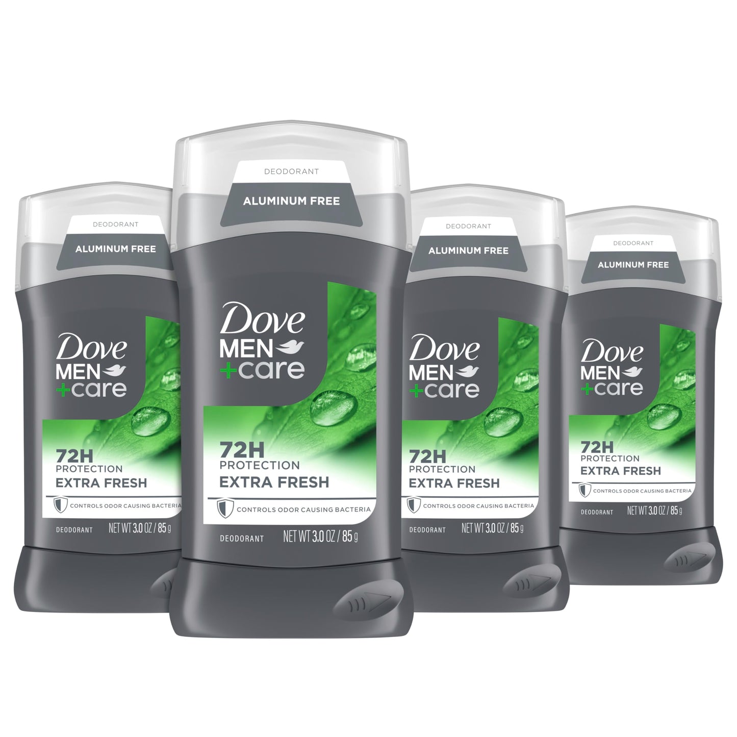 Dove Men+Care Deodorant Stick for Men 4 Count Extra Fresh Aluminum Free 72-Hour Odor Protection Mens Deodorant with 1/4 Moisturizing Cream 3 oz Beauty and Personal Care DOVE MEN + CARE