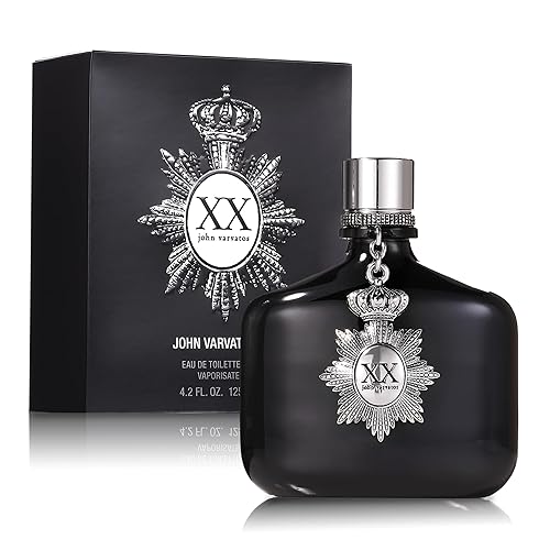 John Varvatos Men's Cologne, XX Eau de Toilette EDT Spray, Woody Oriental Scent with Notes of Cardamom, Orange Flower & Sandalwood, 4.2 fl oz