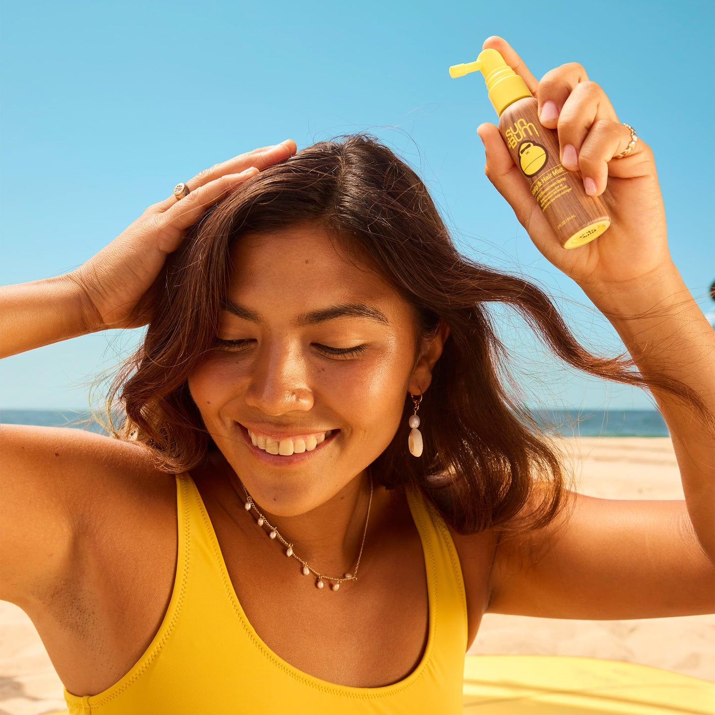 Sun Bum Original SPF 30 Sunscreen Scalp and Hair Mist - Hawaii Act 104 Compliant (Octinoxate & Oxybenzone) - Vegan - Broad Spectrum UVA/UVB Sunscreen