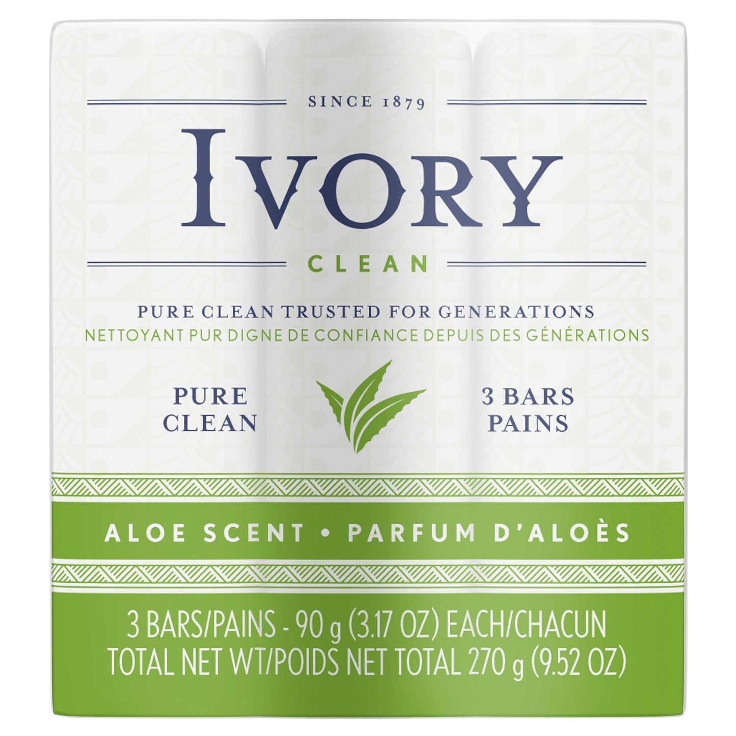 Simply Ivory Aloe Bath Bar by Ivory, 3 Count