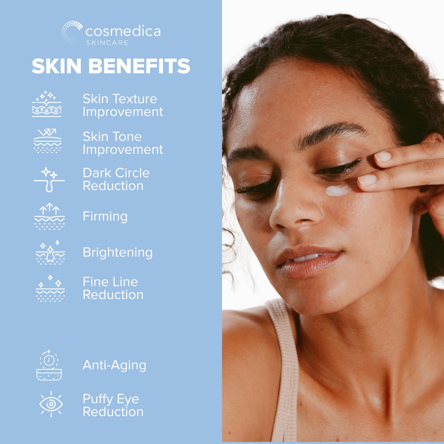Cosmedica Skincare Multi-Active Hydrating Night Cream - Revitalizing Overnight Moisturizer & Anti-Aging Cream for Face and Neck with Hyaluronic Acid