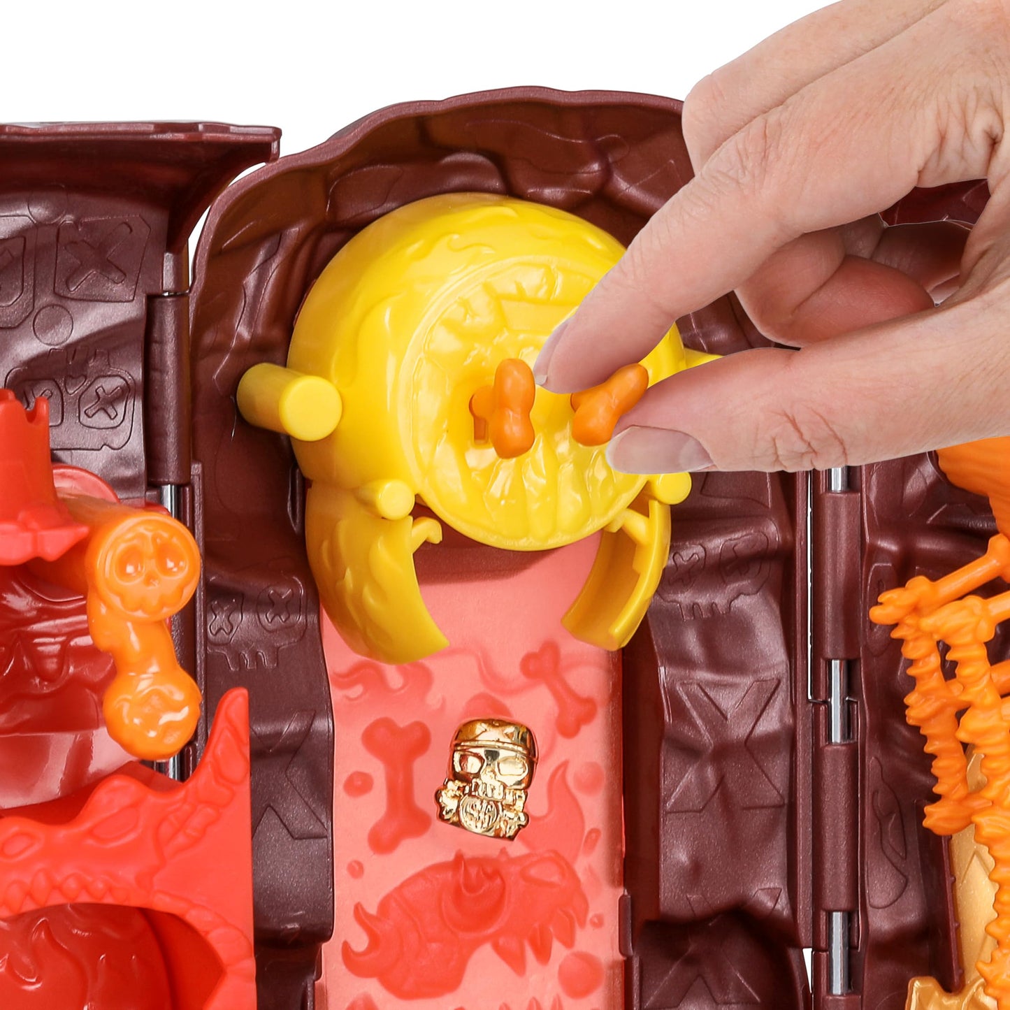 Treasure X Lost Lands Skull Island Lava Tower Micro Playset, 15 Levels of Adventure. Survive The Traps and Discover 2 Micro Sized Action Figures.…