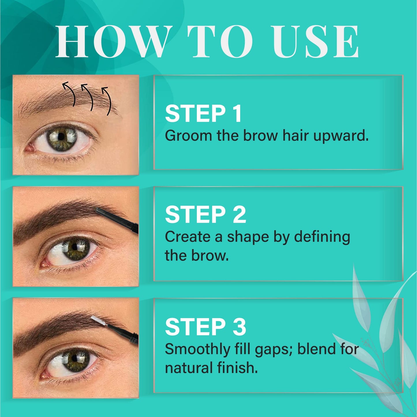 100pcs Mini Spooly Brow Lifter Brush with Cap - 3R Factory Precision Brow Spoolie for Eyebrow Laminating, Comb with Detail Spoolie Brush