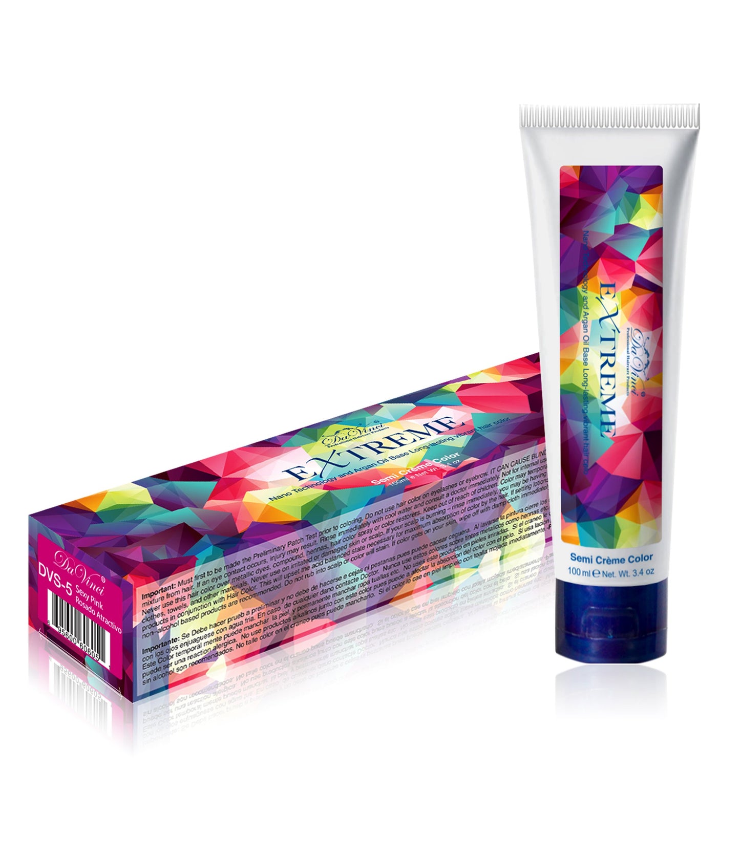 Da Vinci Extreme Semi Hair Colors(3.4oz) (DVS4_Cotton Candy)