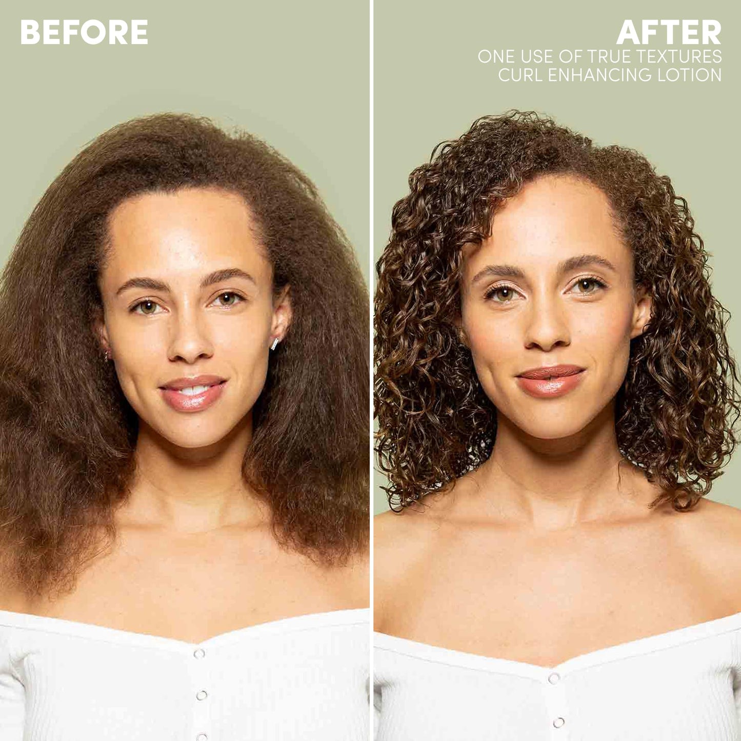 Mizani True Textures Curl Enhancing Lotion - Leave In Curl Cream for Curly Hair with Coconut Oil & Olive Oil, Frizz Control, Adds Hair Shine, No