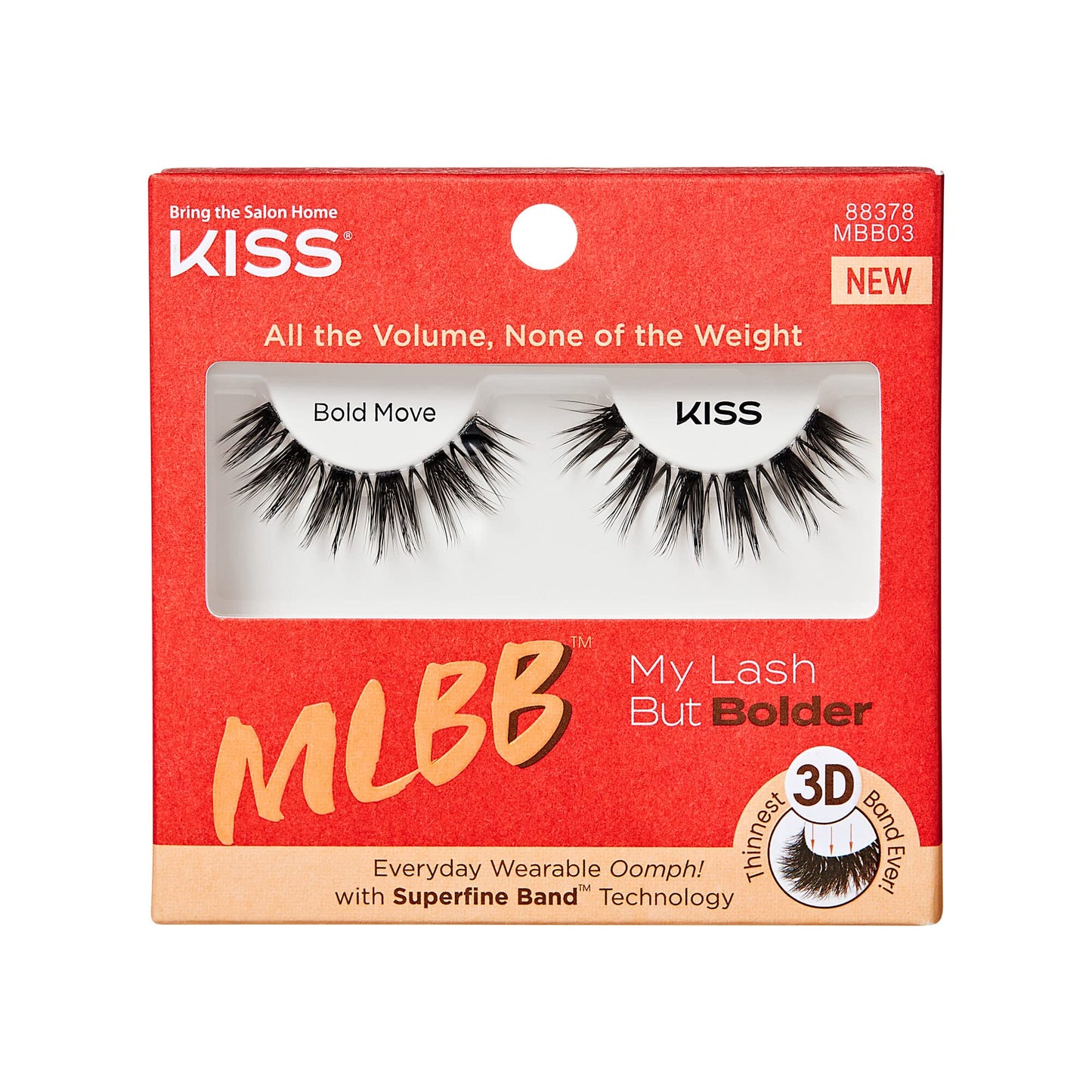 Kiss My Lash But Bolder, False Eyelashes, 'Bold Move', 12mm, Includes 1 Pair, Easy to Apply, Reusable Lash Clusters Beauty and Personal Care KISS Default Title