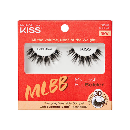 Kiss My Lash But Bolder, False Eyelashes, 'Bold Move', 12mm, Includes 1 Pair, Easy to Apply, Reusable Lash Clusters Beauty and Personal Care KISS Default Title
