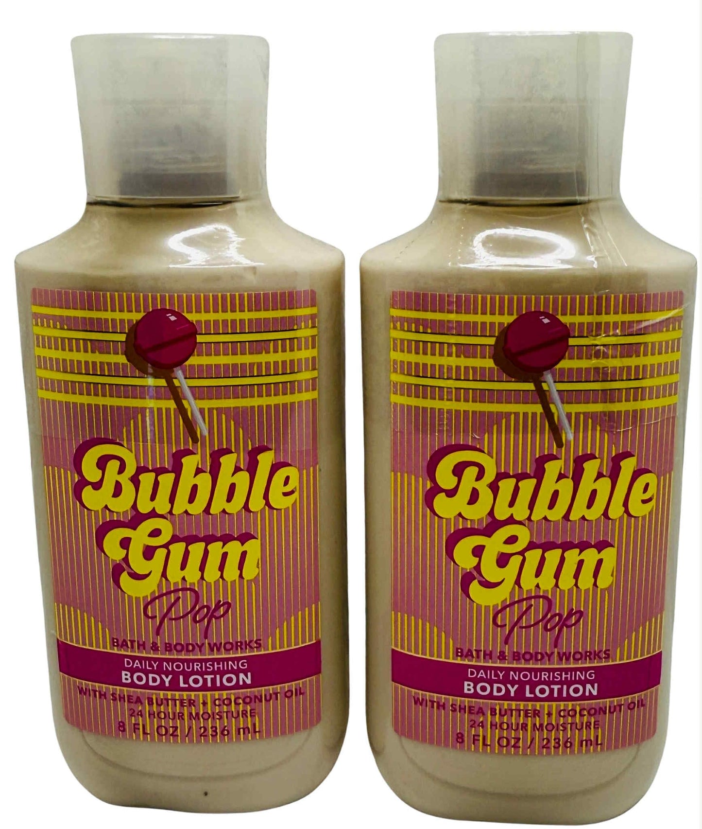 Bath & Body Works Bubblegum Pop Body Lotion 8 Ounces Each Pack of 2