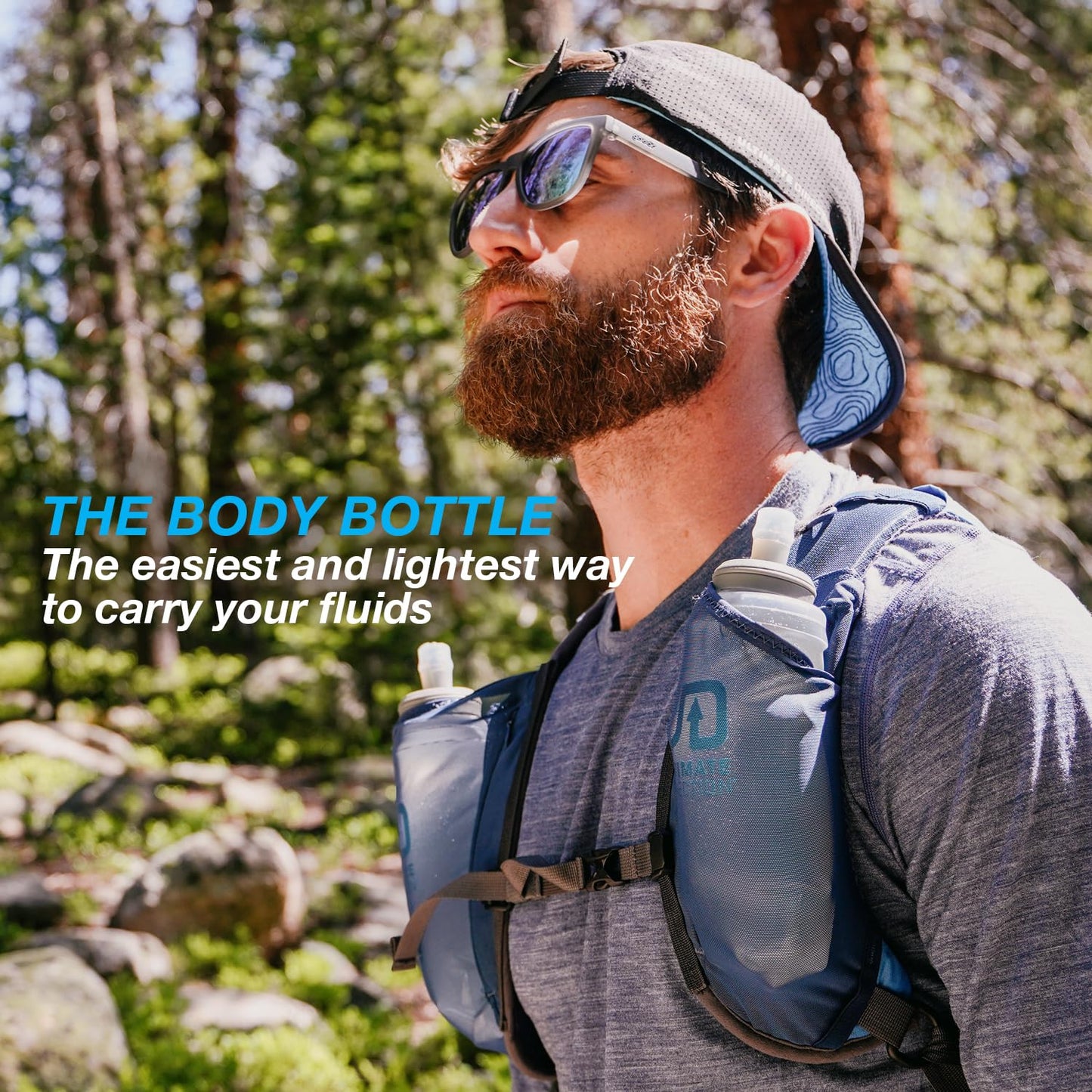 Ultimate Direction Insulated Body Bottle 450 mL | Collapsible Soft Side Water Bottle with High Flow Valve