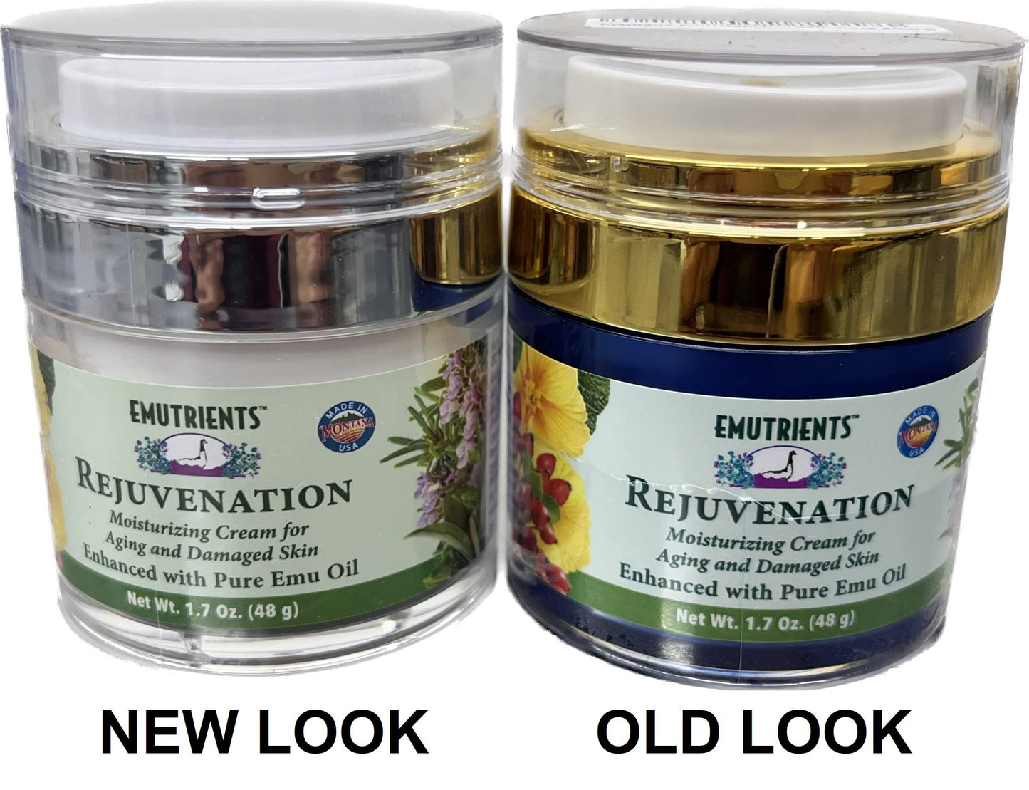 Montana Emu Ranch - Rejuvenation Cream 1.7 Ounces - Enhanced with Pure Emu Oil