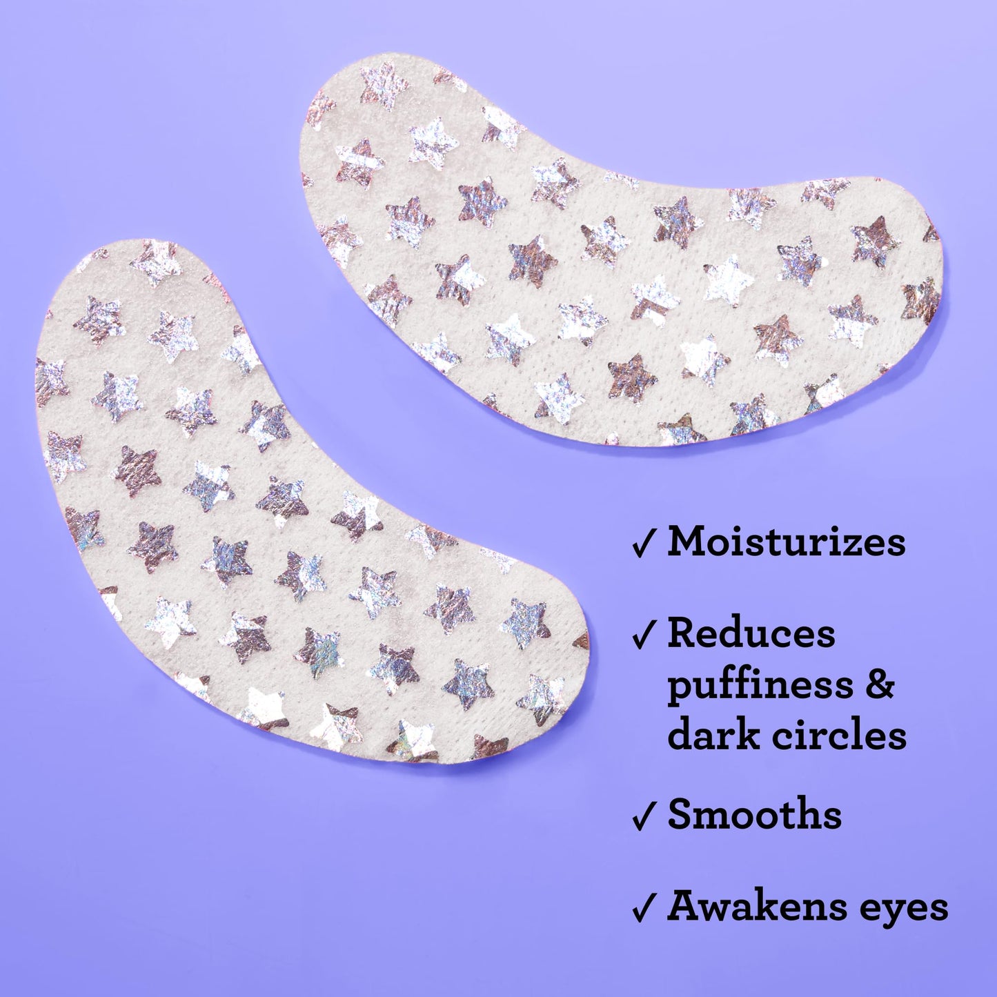 Bliss Eye Got This Holographic Foil Eye Masks - 5 Pack - Refreshing and Awakening Eyes - Reduces Puffiness and Dark Circles - Clean - Vegan