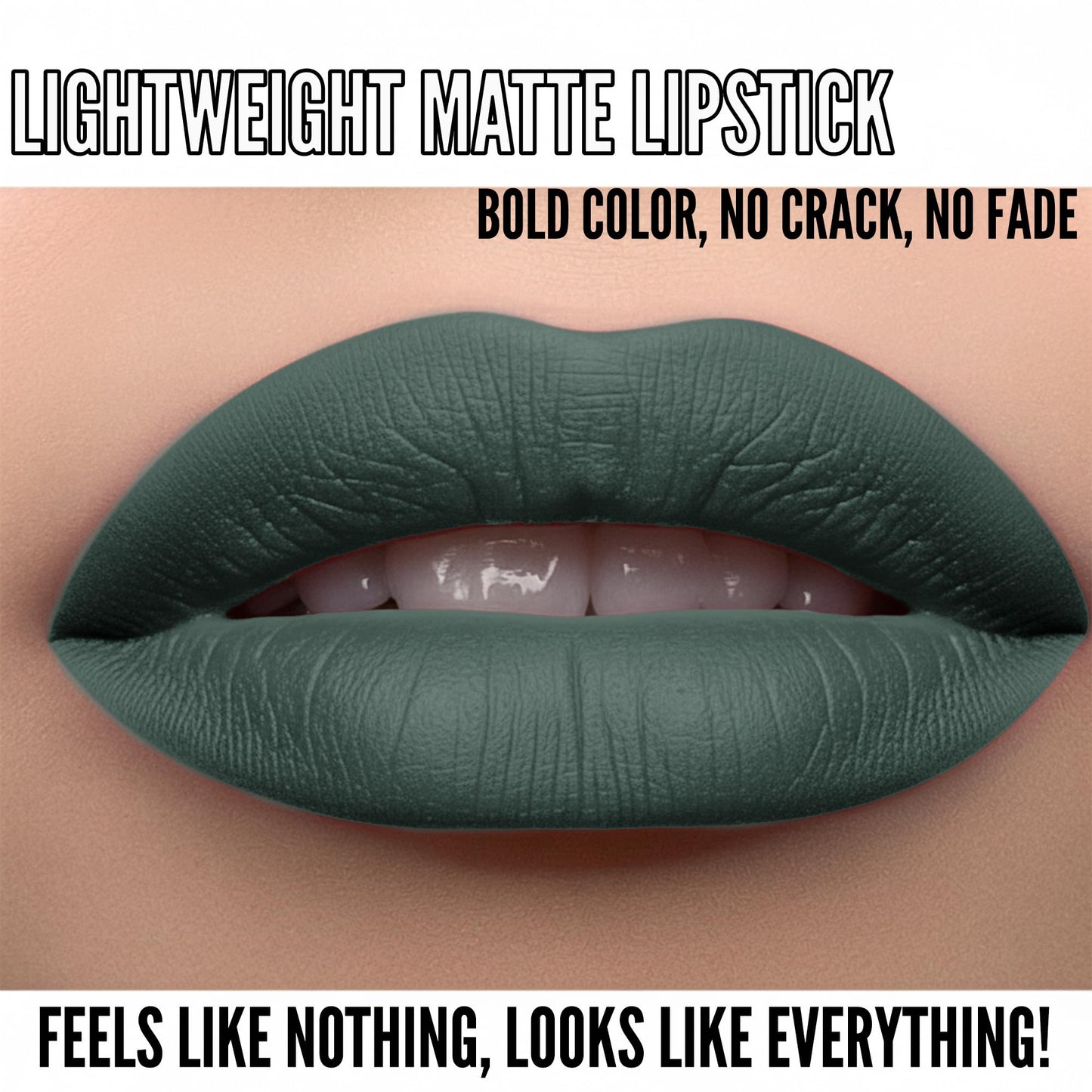 Mynena Matte Liquid Lipstick Army Green | Long-Lasting Comfort | Smudge-Proof Transfer-Resistant Vegan & Cruelty-Free | Full Coverage Non-Drying True