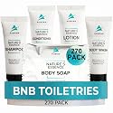 270 Piece Hotel Soap & Bulk Toiletries - Travel Essentials for BnB Hosts & Guests - Hotel Shampoo & Conditioner Supplies for Guests, Hotel Toiletries