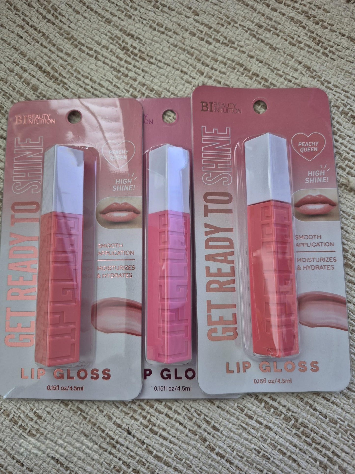 Beauty Intuition High Shine Lip Gloss, Moisturizing and Hydrating, Smooth Application, 0.15 fl oz