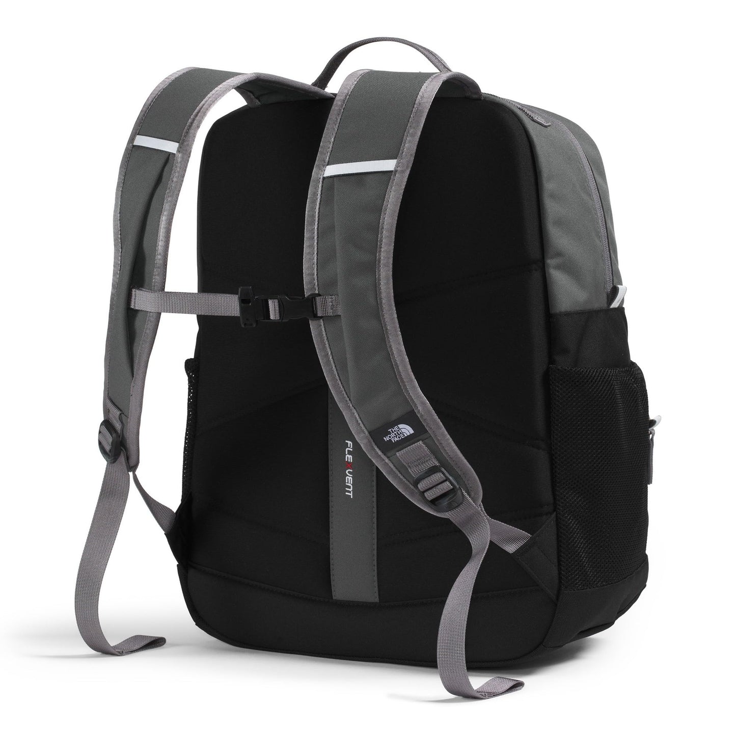 The North Face Teen Chuckwalla Daypack - Travel Backpack, 16" Laptop Sleeve, Reflective Safety Details, Adjustable Strap, Anthracite Grey/TNF Black, One Size