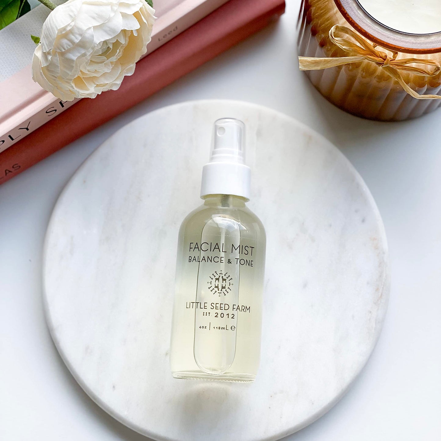 Little Seed Farm Balancing Facial Mist & Toner - Witch Hazel Toner & Pore Minimizer, Net Wt. 4 fl oz | 118ml