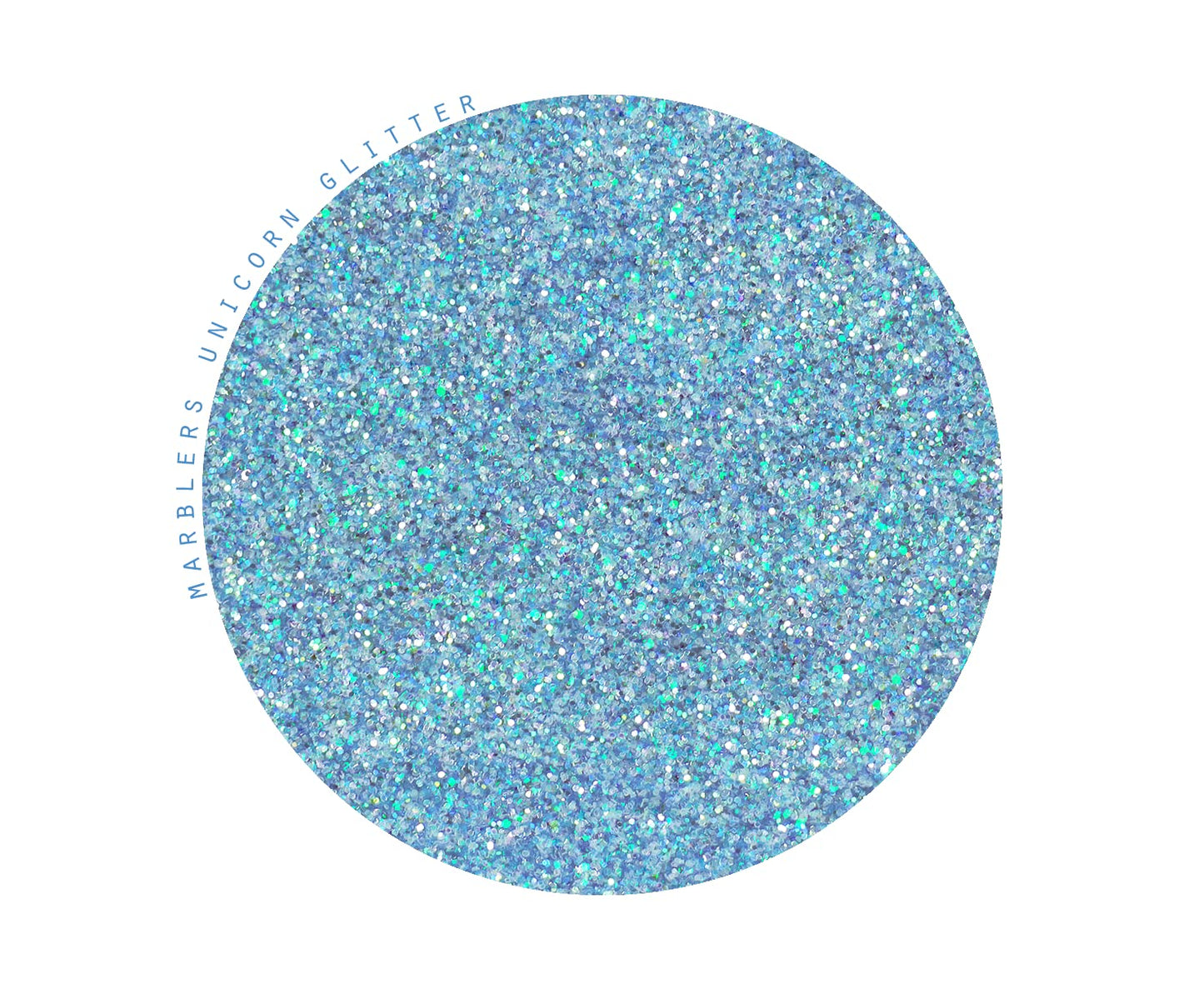 MARBLERS Holographic Glitter [Unicorn Blue] 1.5oz (42g) | Fine | Non-Toxic, Vegan, Cruelty-Free | Face, Body, Eyeshadow, Hair, Festival, Party Makeup