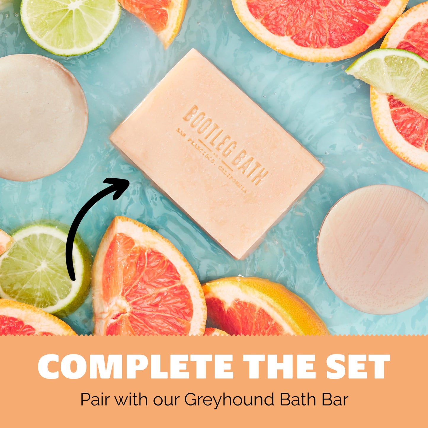 BOOTLEG BATH Hydrating Shampoo and Conditioner Bar with Sea Buckthorn Oil and Aloe Vera Extract, Vegan, Sulfate-Free, Phthalate-Free, Paraben-Free