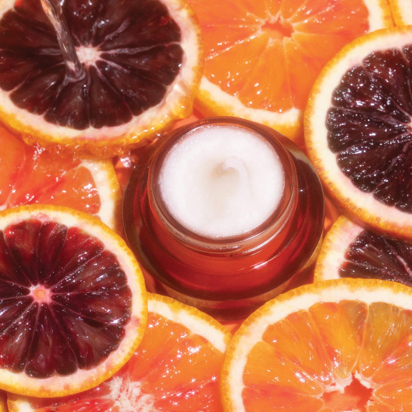 Poppy & Pout Blood Orange Mint Overnight Lip Mask - Moisturizing Natural Lip Treatment with Shea Butter & Beeswax - Cruelty Free, Recyclable Glass Jar