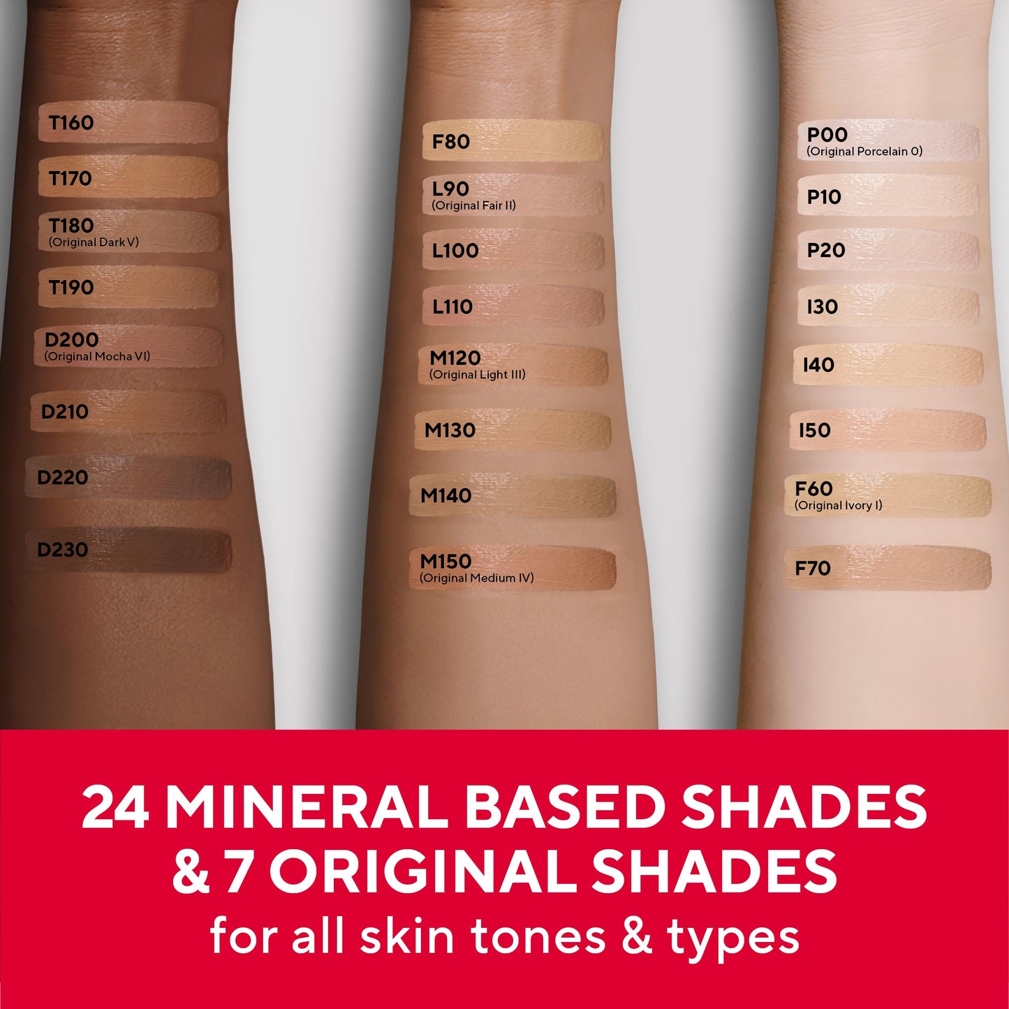 MIRABELLA - Invincible for All HD Liquid Foundation, Moisturizing Face Products for All Skin Types, Full-Coverage Lightweight Foundation Makeup