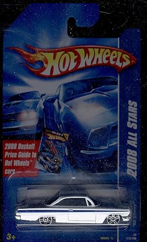 Hot Wheels 2008 All Stars White '62 Chevy w/ PR5s on Beckett Price Guide Card #76 1:64 Scale